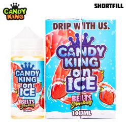 Candy King - Strawberry Belts On Ice (100ml, Shortfill)